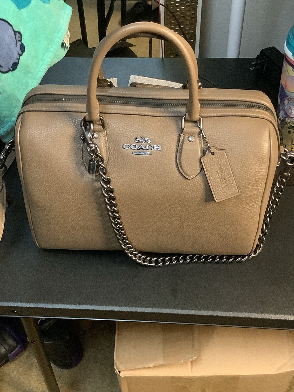 Coach Large Rowan Sandstone Bundle